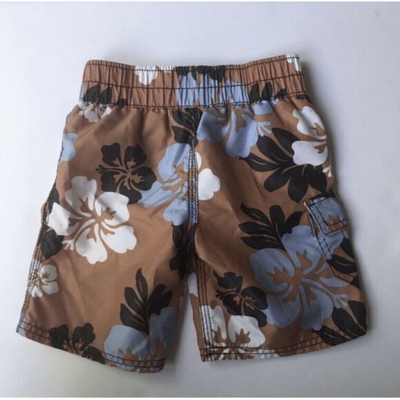 5/$25 Crazy 8 Floral Print Swim Trunks Size 2 - Picture 5 of 5